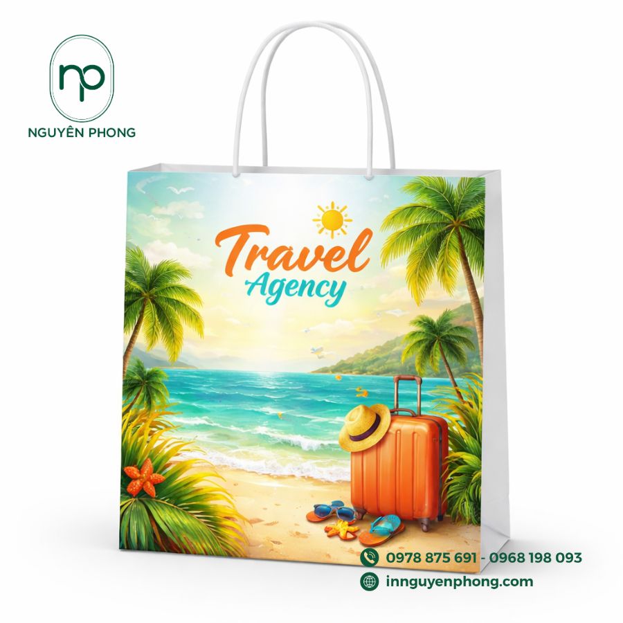 In Túi Giấy Du Lịch Chuyên Nghiệp